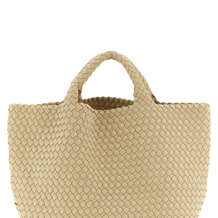 NAGHEDI Beige Neoprene Tote Bag