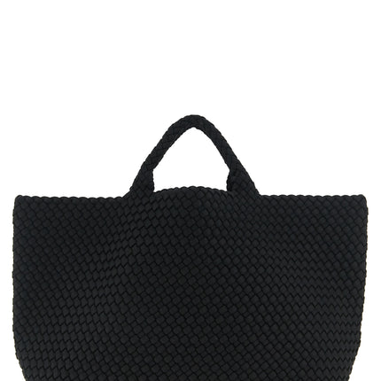 NAGHEDI Black Neoprene Tote Bag