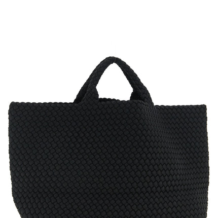 NAGHEDI Black Neoprene Tote Bag