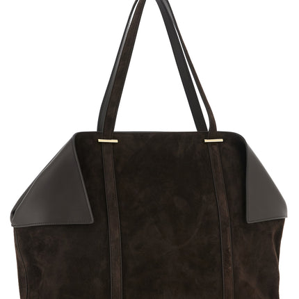 Ferragamo Brown Goatskin Shoulder Bag
