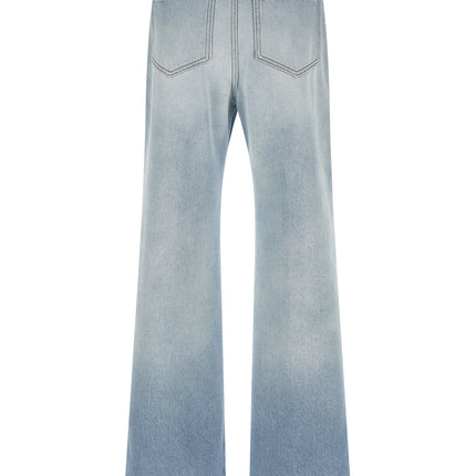 Victoria Beckham Blue Cotton Flared Jeans