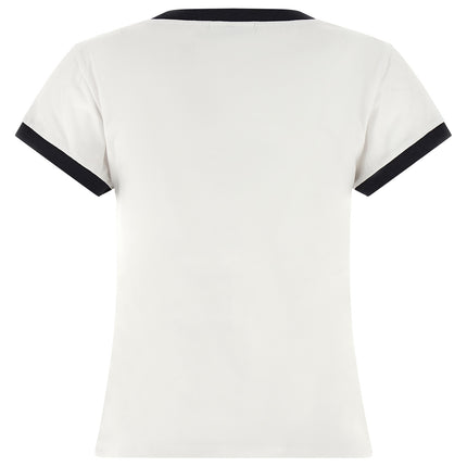 Ganni White Organic Cotton T-Shirt