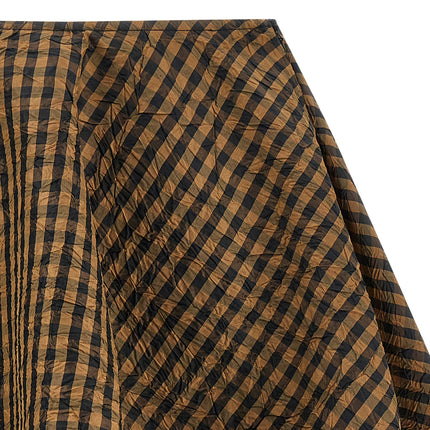 Ganni Brown Recycled Polyester Long Skirt