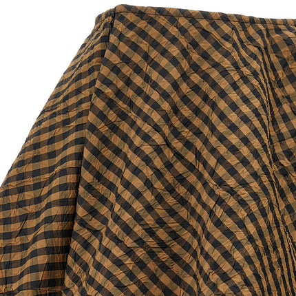 Ganni Brown Recycled Polyester Long Skirt