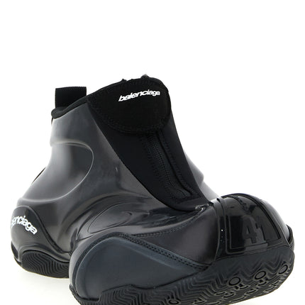 Balenciaga Black Polyester Athletic Sneakers