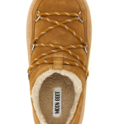 Moon Boot Brown Suede Leather Mules
