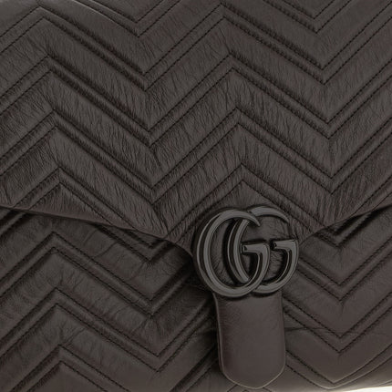 Gucci Brown Calfskin Shoulder Bag