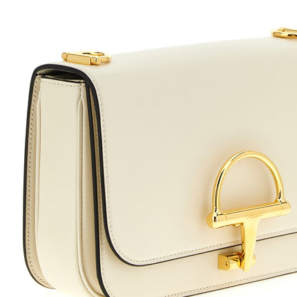 Gucci White Calfskin Shoulder Bag