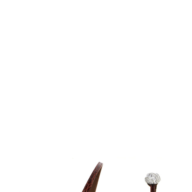 Giuseppe Zanotti Brown Calfskin Slides