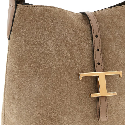 Tod's Beige Calfskin Handbag