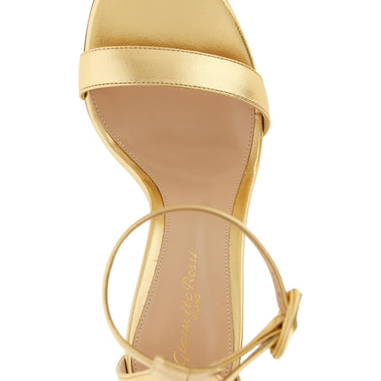 Gianvito Rossi Multicolor Lamb Leather Stiletto Heel Sandals