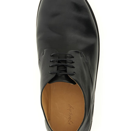 Marsell Black Calfskin Oxfords And Derbies