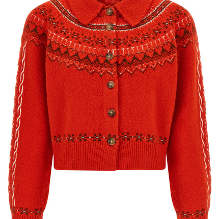 Guest in Residence Multicolor Wool Cardigan