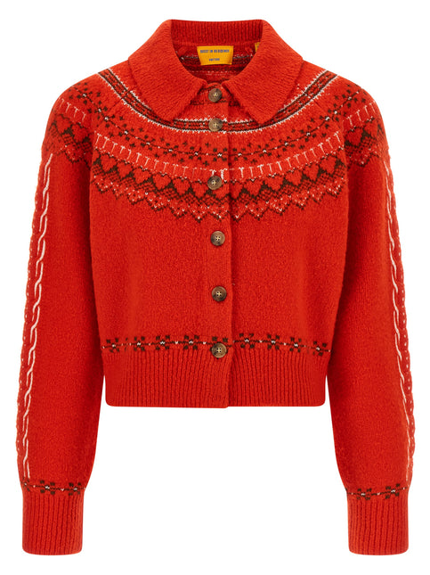 Guest in Residence Multicolor Wool Cardigan