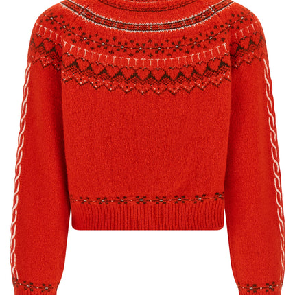 Guest in Residence Multicolor Wool Cardigan