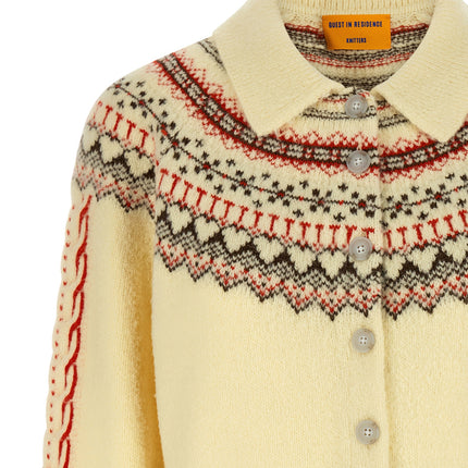 Guest in Residence Multicolor Wool Cardigan