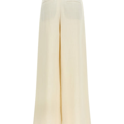 Brunello Cucinelli White Viscose Casual Pants