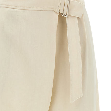 Brunello Cucinelli White Viscose Casual Pants