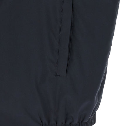 Kiton Blue Cotton Sleeveless Jacket