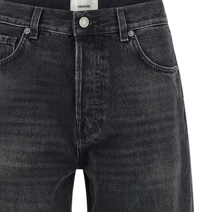 Haikure Black Cotton High-Waisted Jean