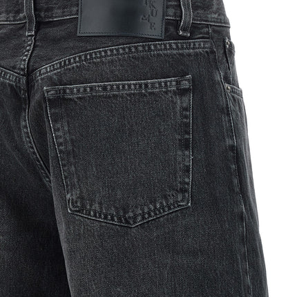 Haikure Black Cotton High-Waisted Jean