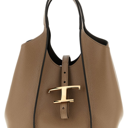 Tod's Beige Calfskin Handbag