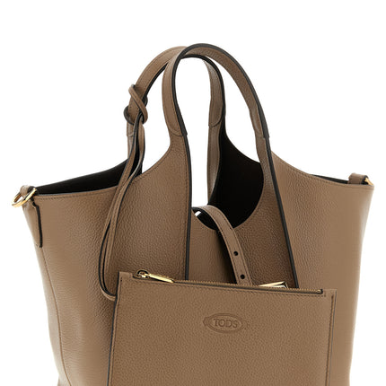 Tod's Beige Calfskin Handbag