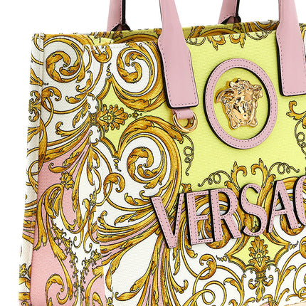 Versace Multicolor Cotton Tote Bag