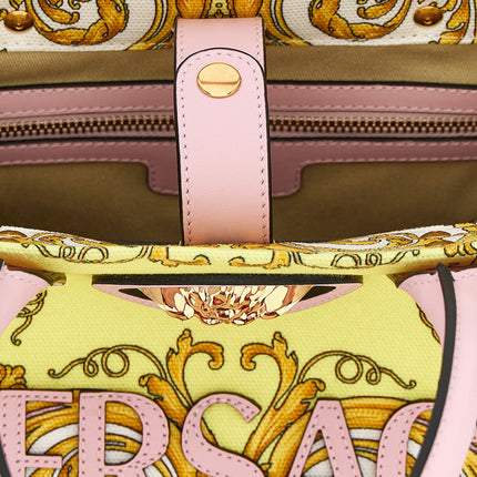 Versace Multicolor Cotton Tote Bag