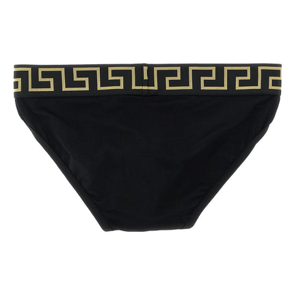 Versace Black Cotton Briefs