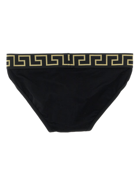 Versace Black Cotton Briefs