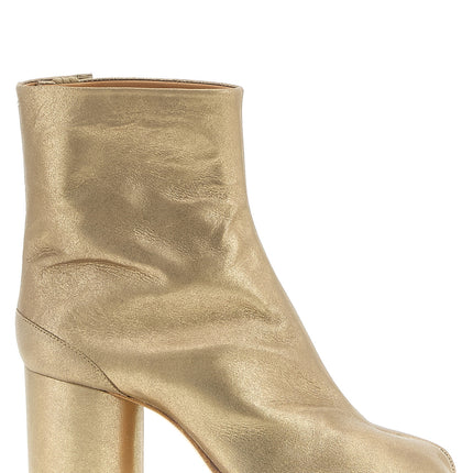Maison Margiela Gold Cashmere Ankle Boots