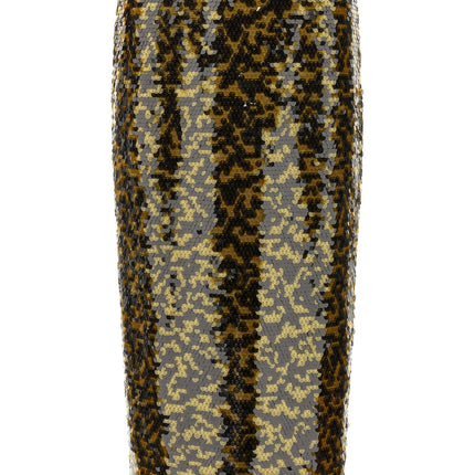 Staud Multicolor Polyester Midi Skirt