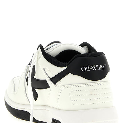 Off-White Bicolor Calfskin Low Top Sneakers