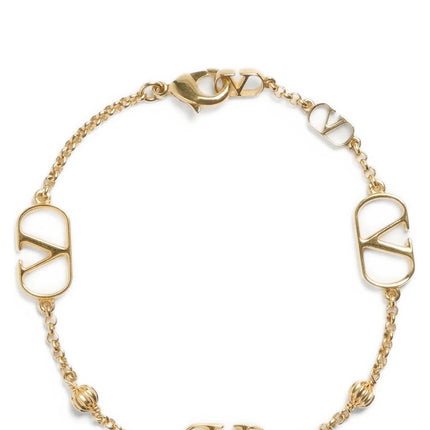 Valentino Garavani Gold Brass Bracelet