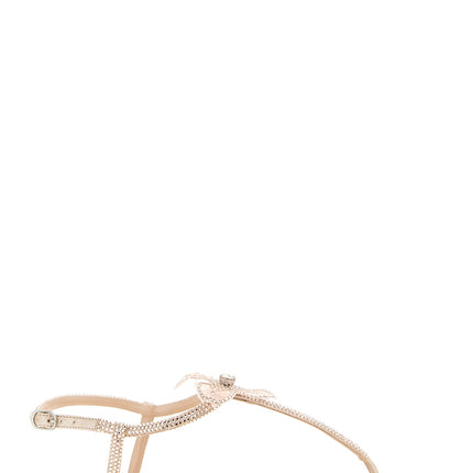 RENE CAOVILLA Multicolor Glass Flat Sandals