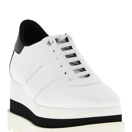 Stella McCartney White Polyethylene Wedge Sandals