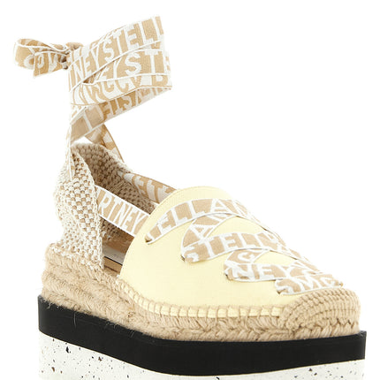 Stella McCartney Bicolor Polyethylene Wedge Sandals