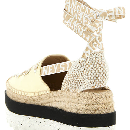 Stella McCartney Bicolor Polyethylene Wedge Sandals