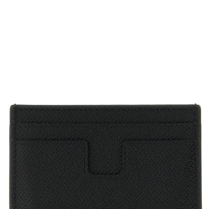 Tom Ford Black Calfskin Cardholder