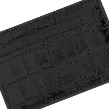Tom Ford Black Calfskin Cardholder