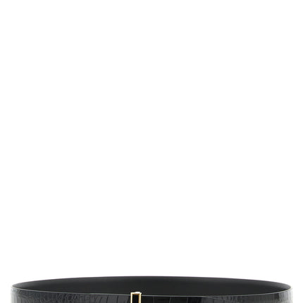 Tom Ford Black Calfskin Regular Belt