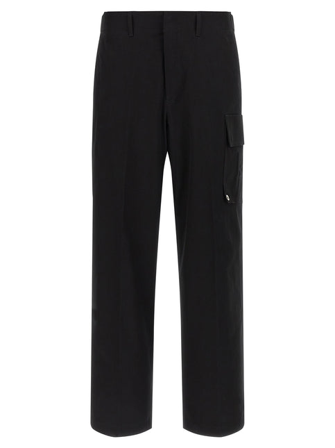 Fendi Black Cotton Cargo Pants