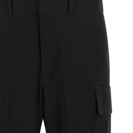 Fendi Black Cotton Cargo Pants