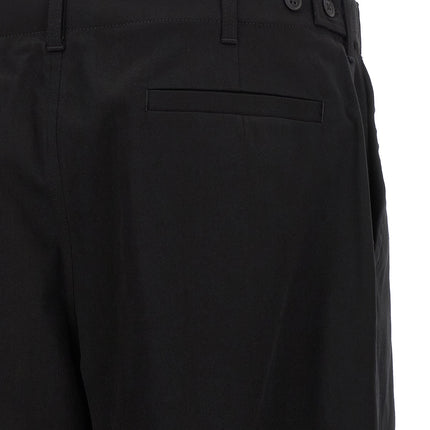 Fendi Black Cotton Cargo Pants