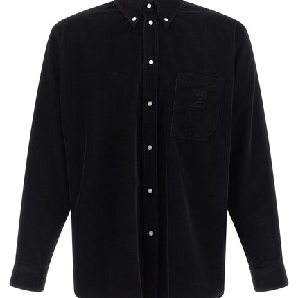 Fendi Black Cotton Blouse