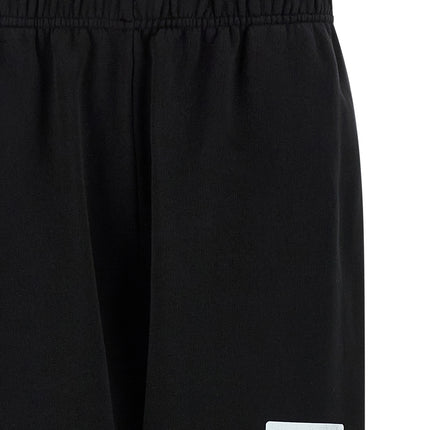 MM6 Maison Margiela Black Cotton Joggers (Workout Pants)