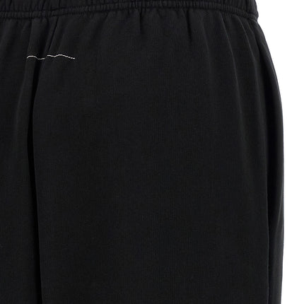 MM6 Maison Margiela Black Cotton Joggers (Workout Pants)