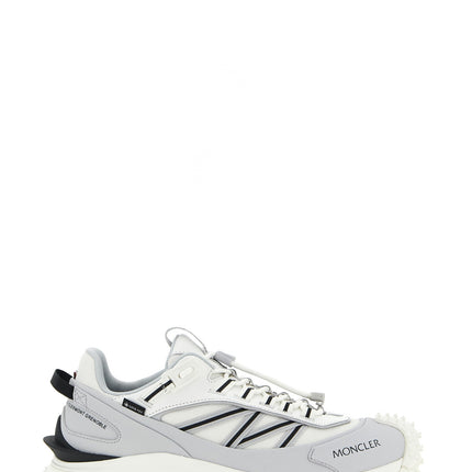 Moncler Gray Polyamide Athletic Sneakers