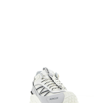 Moncler Gray Polyamide Athletic Sneakers